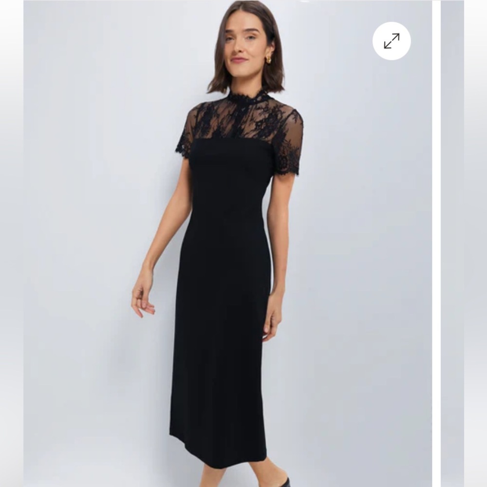 Tuckernuck Agatha lace midi dress S Hyacinth House